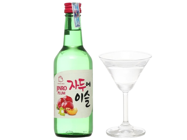 Rượu Soju Jinro Vị Mận 13% 360ml