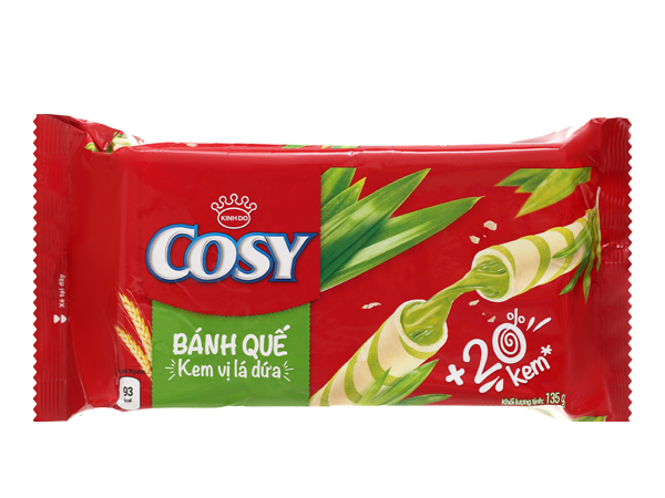 Bánh Quế Cosy vị dứa 132gr